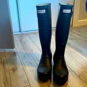 Black Original Tall Hunter Boots/Wellies
